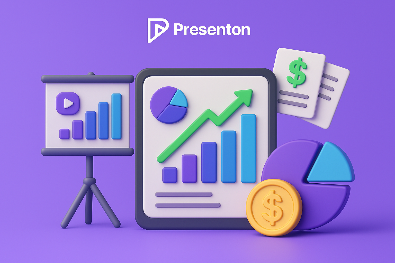 AI finance presentation generator interface for creating professional financial reports