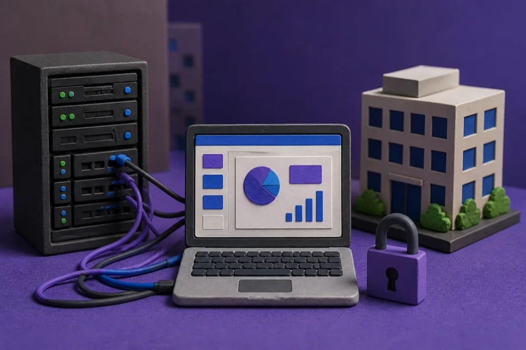 On-premise AI presentation deployment inside an enterprise environment