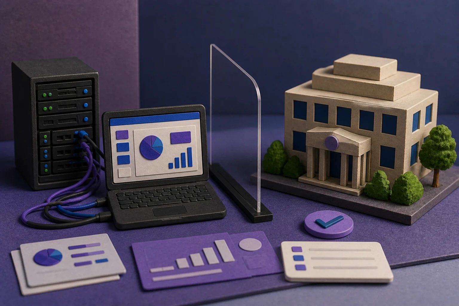 Controlled public-sector private AI workflow for briefings and policy presentations with review and editable output